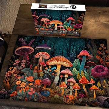 Puzzle foresta di funghi 1000 pezzi